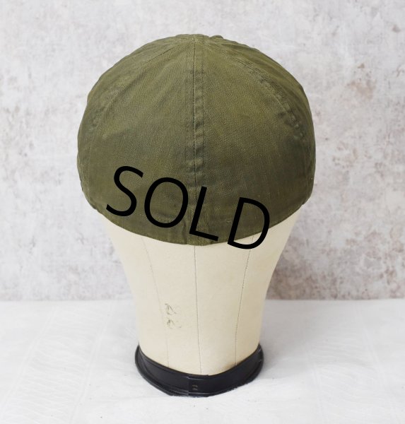 画像7: 40's【ビンテージ】米軍実物【U.S.NAVY】【USN】【N-3】【HBTキャップ】サイズ 7 3/8【57.5ｃｍ程度】  (7)