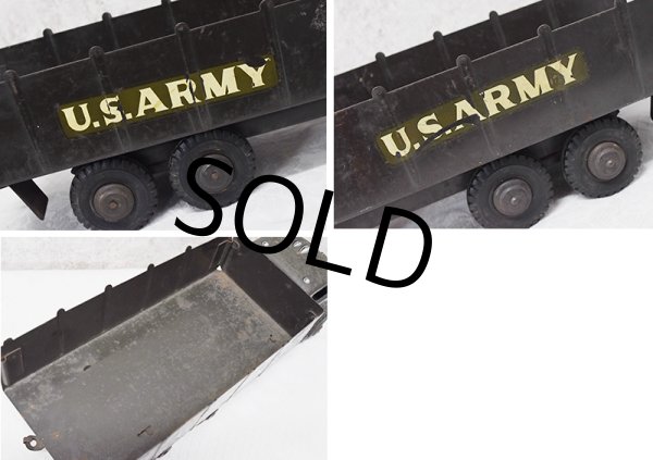 画像2: 50's【U.S.ARMY】【ビンテージ】アンティーク【ジープ】トラック【鉄製】おもちゃ【置物】  (2)