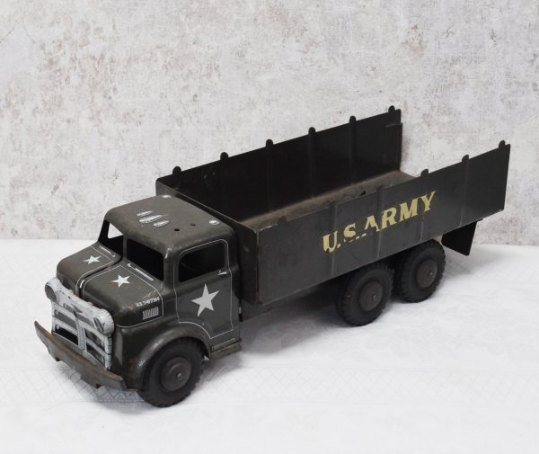 画像4: 50's【U.S.ARMY】【ビンテージ】アンティーク【ジープ】トラック【鉄製】おもちゃ【置物】  (4)