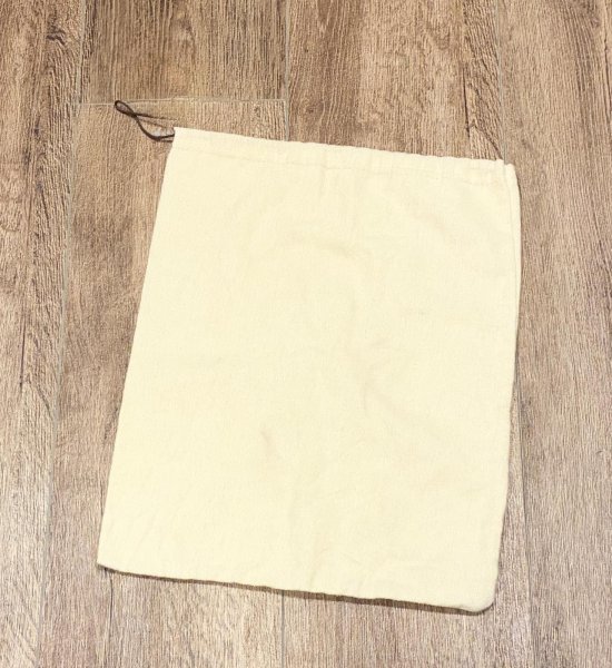 画像3: 【ビンテージ】【Alden】オールデン 純正【生成り】【シューズバッグ】巾着 2枚セット  (3)