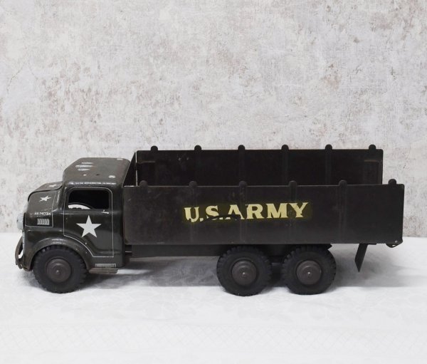 画像3: 50's【U.S.ARMY】【ビンテージ】アンティーク【ジープ】トラック【鉄製】おもちゃ【置物】  (3)