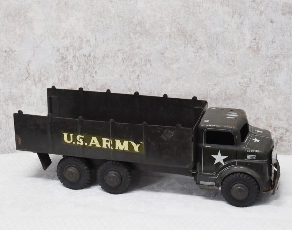 画像5: 50's【U.S.ARMY】【ビンテージ】アンティーク【ジープ】トラック【鉄製】おもちゃ【置物】  (5)