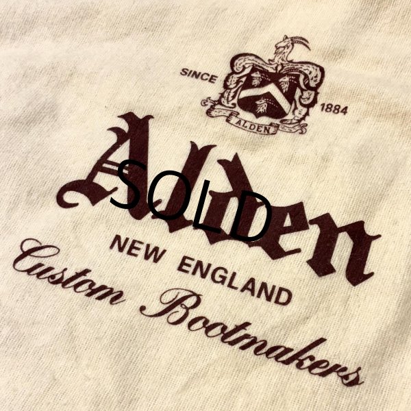 画像2: 【ビンテージ】【Alden】オールデン 純正【生成り】【シューズバッグ】巾着 2枚セット  (2)
