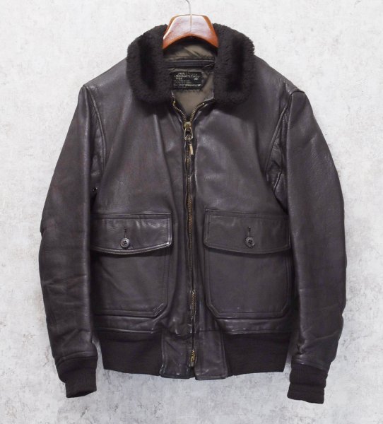 画像1: 70's【米軍実物】【ビンテージ】【U.S.NAVY】STAR SPORTSWEAR製【G-1】MIL-J-7823E(AS)【フライトジャケット】【US38】  (1)