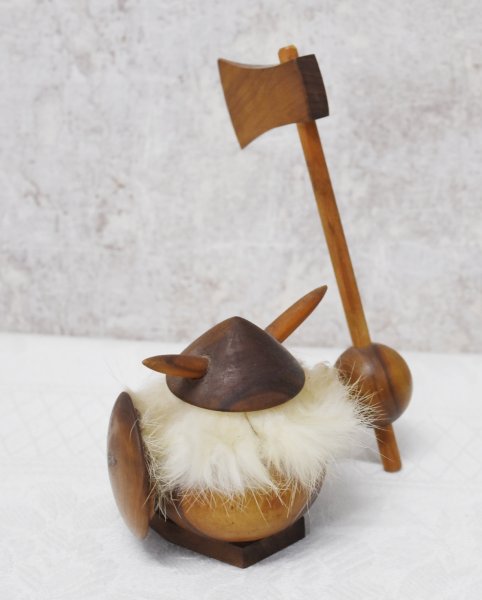 画像4: 50〜60’ｓ【ビンテージ】アンティーク【Noggins】【ノギンス】【バイキング】木製【人形】  (4)