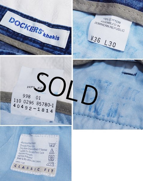 画像2: 【90's〜】【ビンテージ】【DOCKERS】ドッカーズ【Khakis】【２タックデニムパンツ】【36ｘ30】  (2)