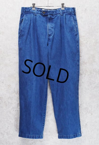 画像1: 【90's〜】【ビンテージ】【DOCKERS】ドッカーズ【Khakis】【２タックデニムパンツ】【36ｘ30】  (1)