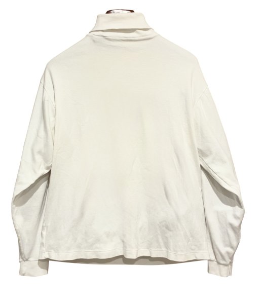 画像3: 90's ビンテージ USA製【GAP】オールドギャップ【白】無地【タートルネックロンT】【サイズL】  (3)