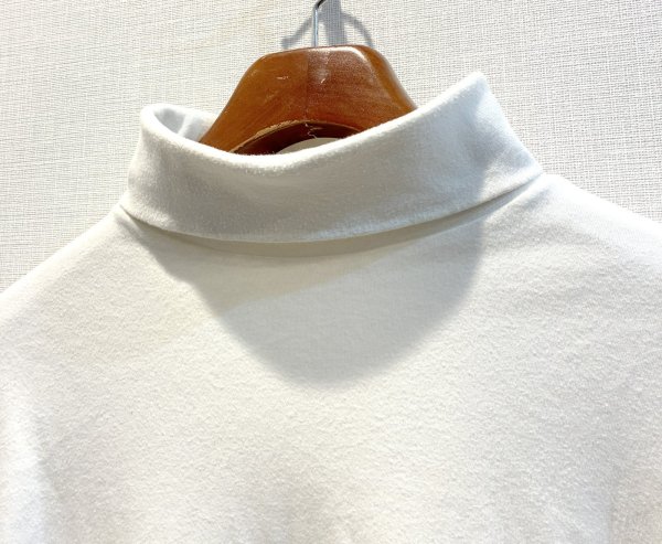 画像4: 90's ビンテージ USA製【GAP】オールドギャップ【白】無地【タートルネックロンT】【サイズL】  (4)