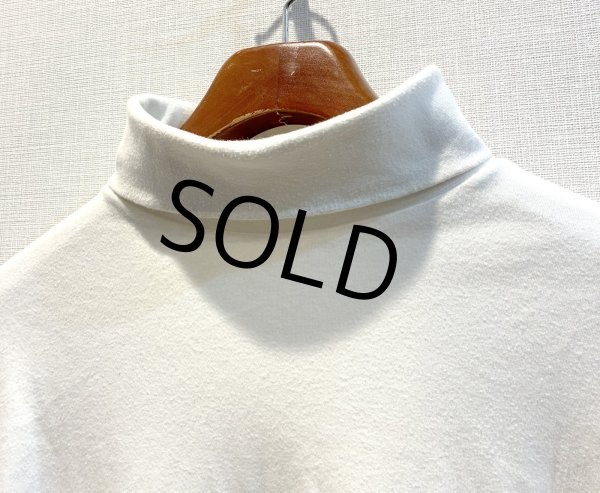 画像4: 90's ビンテージ USA製【GAP】オールドギャップ【白】無地【タートルネックロンT】【サイズL】  (4)