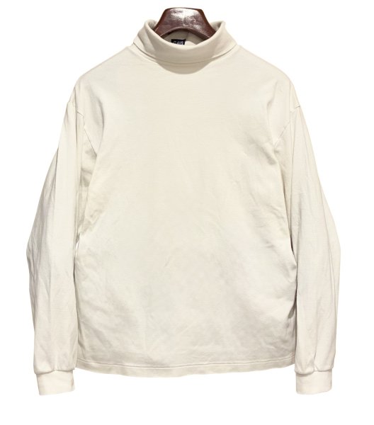 画像1: 90's ビンテージ USA製【GAP】オールドギャップ【白】無地【タートルネックロンT】【サイズL】  (1)