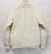 画像3: 【アイルランド製】ビンテージ【John Molloy】ジョン モロイ ネップ入り【タートルネック】【フィッシャーマンセーター】【サイズS程度】   (3)