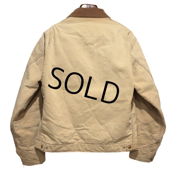 画像5:  USA製 ビンテージ【carhartt】【カーハート】デトロイトジャケット【ダック地】裏地ブランケット【US44】  (5)