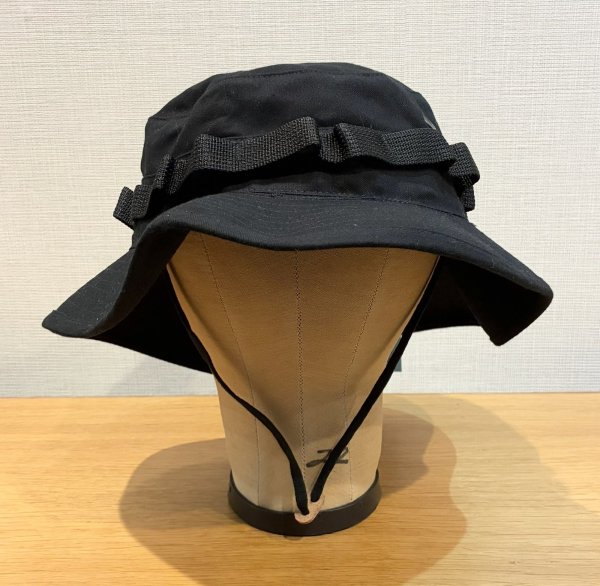 画像1: 【デッドストック】U.S.ARMY HAT SUN HOT WEATHER TYPE2 黒【ブーニーハット】【7 1/2】  (1)