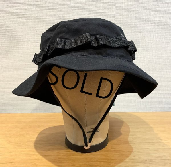画像1: 【デッドストック】U.S.ARMY HAT SUN HOT WEATHER TYPE2 黒【ブーニーハット】【7 1/2】  (1)
