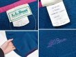 画像2: 程度良好 90's~ 【ビンテージ】【ＬＬビーン】【L.L.bean】【エメラルドｘ紫】【プルオーバーフリース】サイズＭ－Ｌ  (2)