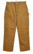 画像4: 未使用 デッドストック 【USA製】【カーハート】【carhartt】ダックカラー ルーズフィット【ダブルニー】ワークパンツ【ペインターパンツ】【33ｘ30】  (4)