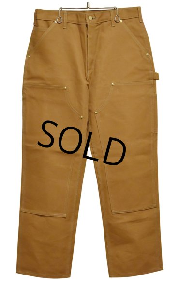 画像4: 未使用 デッドストック 【USA製】【カーハート】【carhartt】ダックカラー ルーズフィット【ダブルニー】ワークパンツ【ペインターパンツ】【33ｘ30】  (4)