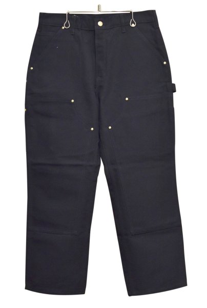 画像3: デッドストック 【USA製】【未使用】【カーハート】【carhartt】黒【コットン】ダブルニー ワークパンツ【ペインターパンツ】【32ｘ28】  (3)