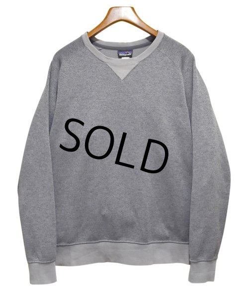 画像1: 【パタゴニア】patagonia グレー 2トーン 前Ｖ スウェット【サイズXL】  (1)