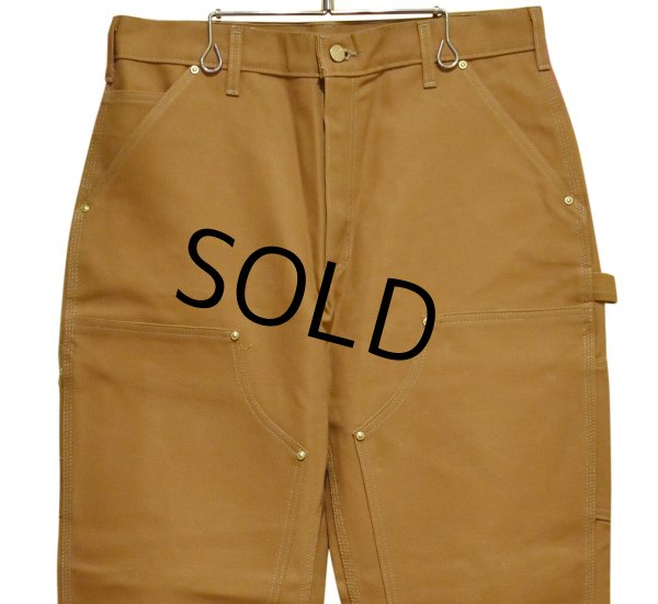画像1: 未使用 デッドストック 【USA製】【カーハート】【carhartt】ダックカラー ルーズフィット【ダブルニー】ワークパンツ【ペインターパンツ】【33ｘ30】  (1)