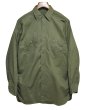 画像3: 40's【米軍実物】USネイビー【ビンテージ】【U.S.NAVY】【N-3】 【コットンポプリン】ユーティリティシャツ【15 1/2】  (3)