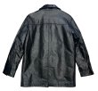 画像3: 【ビンテージ】オールドギャップ【GAP】【ギャップ】【ブラック】カーコート【レザージャケット】【サイズXS】  (3)