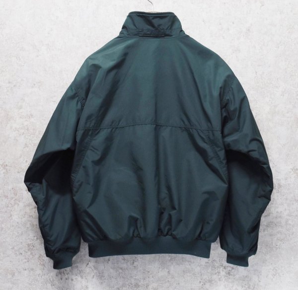画像4: 90's USA製【パタゴニア】patagonia ナイロン【シェルドシンチラジャケット 】【緑×裏地グレー】【裏フリースブルゾン】【サイズM】  (4)