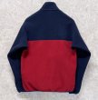 画像4: ビンテージ【パタゴニア】patagonia【紺×赤】切替 【シンチラ】スナップT 【フリース プルオーバー】【サイズS】  (4)