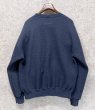 画像3: 90'ｓ【メキシコ製】【RUSSELL】ラッセル 【ビンテージ】ブルーグレー【無地】【クルーネック】前V スウェット【サイズXLT】  (3)