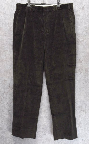 画像1: 程度良好 90's【USA製】【ビンテージ】【ブルックスブラザーズ】brooksbrothers【ブラウン】【コーデュロイパンツ】コーデュロイスラックス【W36】  (1)