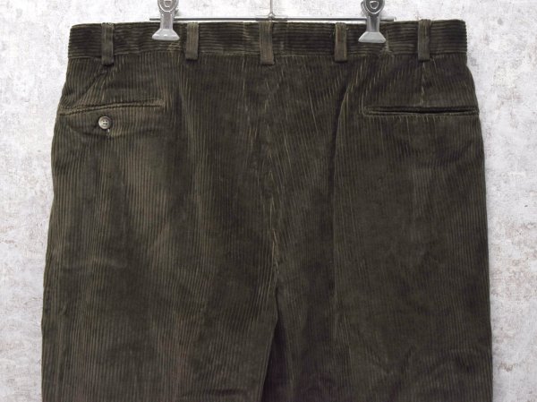 画像5: 程度良好 90's【USA製】【ビンテージ】【ブルックスブラザーズ】brooksbrothers【ブラウン】【コーデュロイパンツ】コーデュロイスラックス【W36】  (5)