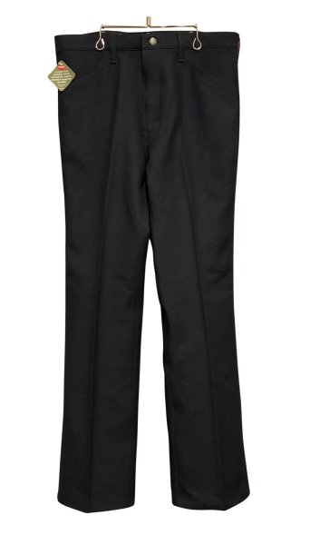 画像1: デッドストック 90's【USA製】【ビンテージ】【Wrangler】【ラングラー】紺地 ブーツカット【ランチャードレスパンツ】【スラックス】ブーツカット【フレアパンツ】【36ｘ34】  (1)