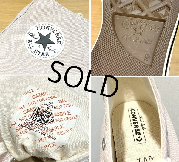 画像2: 【ほぼ未使用!!】【コンバース】converse オールスター【CT70】【ストーンモーブ】【ハイカットシューズ】US9【27.5ｃｍ程度】  (2)