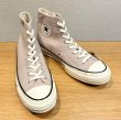 画像6: 【ほぼ未使用!!】【コンバース】converse オールスター【CT70】【ストーンモーブ】【ハイカットシューズ】US9【27.5ｃｍ程度】  (6)