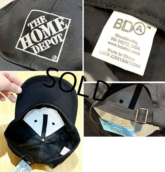画像2: 【程度良好】【The home depot】ホーム・デポ【黒】【キャップ】BBキャップ  (2)