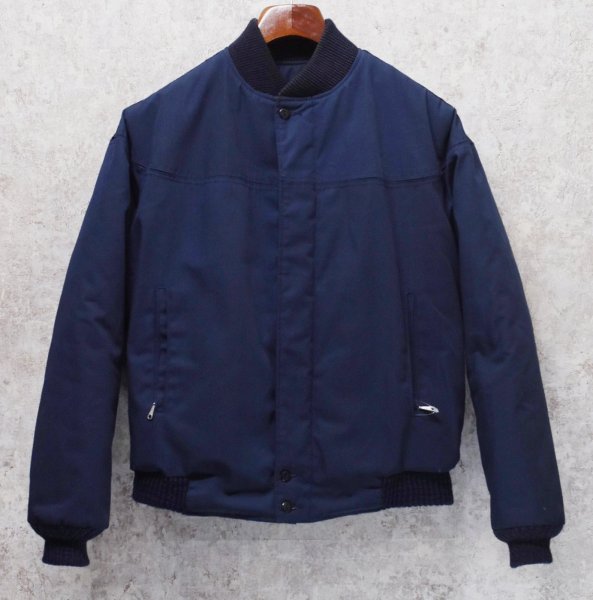 画像1: 程度良好!! 80's~【ビンテージ】【Catalina】 カタリナ【紺】中綿入り 【ダービージャケット】カップショルダージャケット【S程度】  (1)