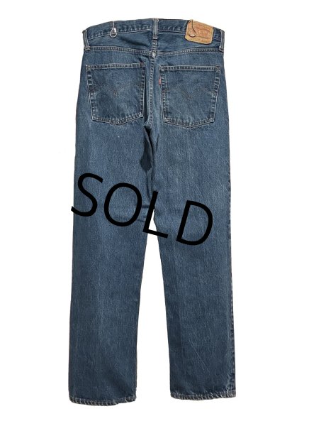 画像6: 70's【ビンテージ】【USA製】【LEVI'S】【リーバイス５０５】66後期 黒カンヌキ 【デニムパンツ】【505-0217】【34Ｘ30】  (6)