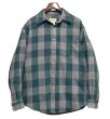 画像1: 90’ｓ〜【ビンテージ】Eddie Bauer【エディーバウアー】【緑ｘグレー】チェック柄【ネルシャツ】【サイズL】  (1)