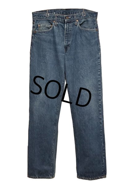 画像1: 70's【ビンテージ】【USA製】【LEVI'S】【リーバイス５０５】66後期 黒カンヌキ 【デニムパンツ】【505-0217】【34Ｘ30】  (1)