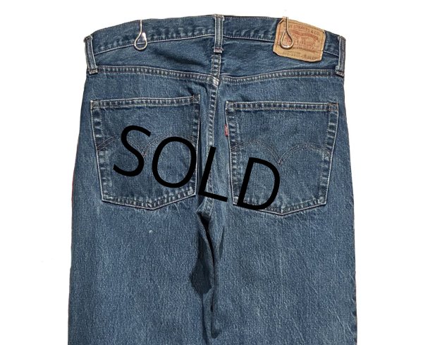 画像5: 70's【ビンテージ】【USA製】【LEVI'S】【リーバイス５０５】66後期 黒カンヌキ 【デニムパンツ】【505-0217】【34Ｘ30】  (5)