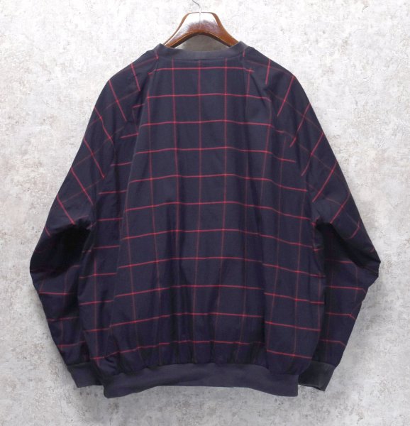 画像3: ビンテージ【ラルフローレン】【RALPH LAUREN】【黒×赤】チェック【プルオーバー】裏地フリース【サイズL】  (3)