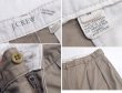 画像2: 90s~【USA製】ビンテージ【J.Crew】ジェイクルー【ベージュ】2タック【コットンパンツ】チノパン テーパードシルエット【w34】  (2)