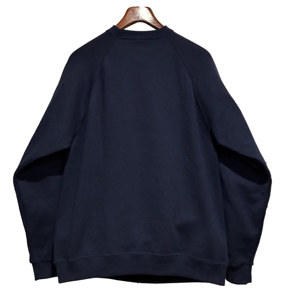 画像3: ワンウォッシュ  USA製【ビンテージ】SANTEE SWEAT【U.S.NAVY】 紺【スウェット】【サイズＬ】  (3)