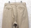 画像5: 90s~【USA製】ビンテージ【J.Crew】ジェイクルー【ベージュ】2タック【コットンパンツ】チノパン テーパードシルエット【w34】  (5)
