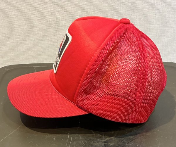 画像4: 【ビンテージ】Headwear【CIT GARD MOTOR OIL】CITGO シットゴー シットガードモーターオイル【赤】【メッシュキャップ】【トラッカーキャップ】【キャップ】サイズフリー  (4)