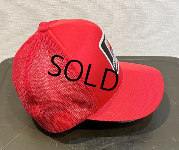 画像5: 【ビンテージ】Headwear【CIT GARD MOTOR OIL】CITGO シットゴー シットガードモーターオイル【赤】【メッシュキャップ】【トラッカーキャップ】【キャップ】サイズフリー  (5)