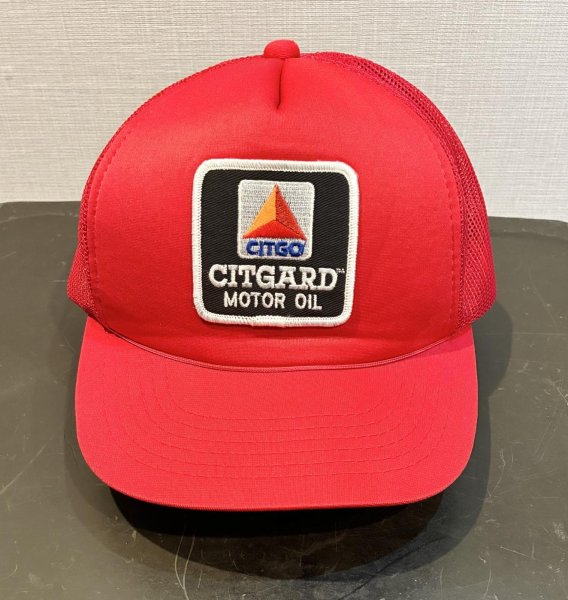 画像3: 【ビンテージ】Headwear【CIT GARD MOTOR OIL】CITGO シットゴー シットガードモーターオイル【赤】【メッシュキャップ】【トラッカーキャップ】【キャップ】サイズフリー  (3)