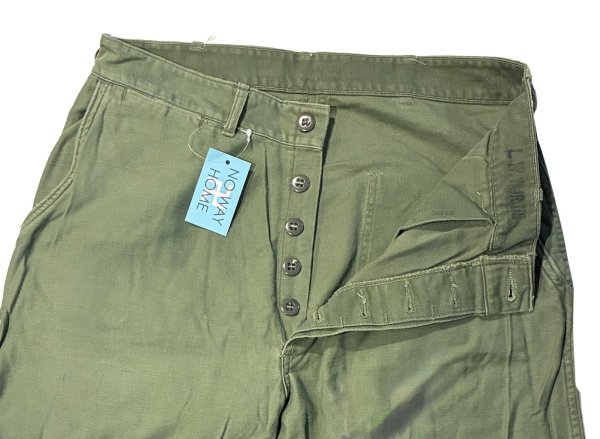 画像1: 50's【ビンテージ】【米軍実物】USMC【P-58】【ユーティリティーパンツ】ベイカーパンツ【W34】   (1)