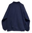 画像3: 90's〜 ビンテージ【Eddie Bauer】【エディーバウアー】【白タグ】紺【無地】【ポロシャツタイプスウェット】【サイズXL】  (3)